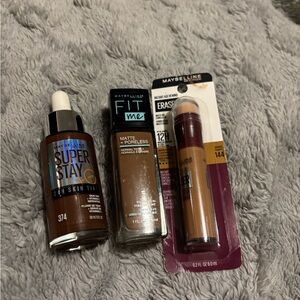 Brand New Maybelline concealer, skin tint and foundation